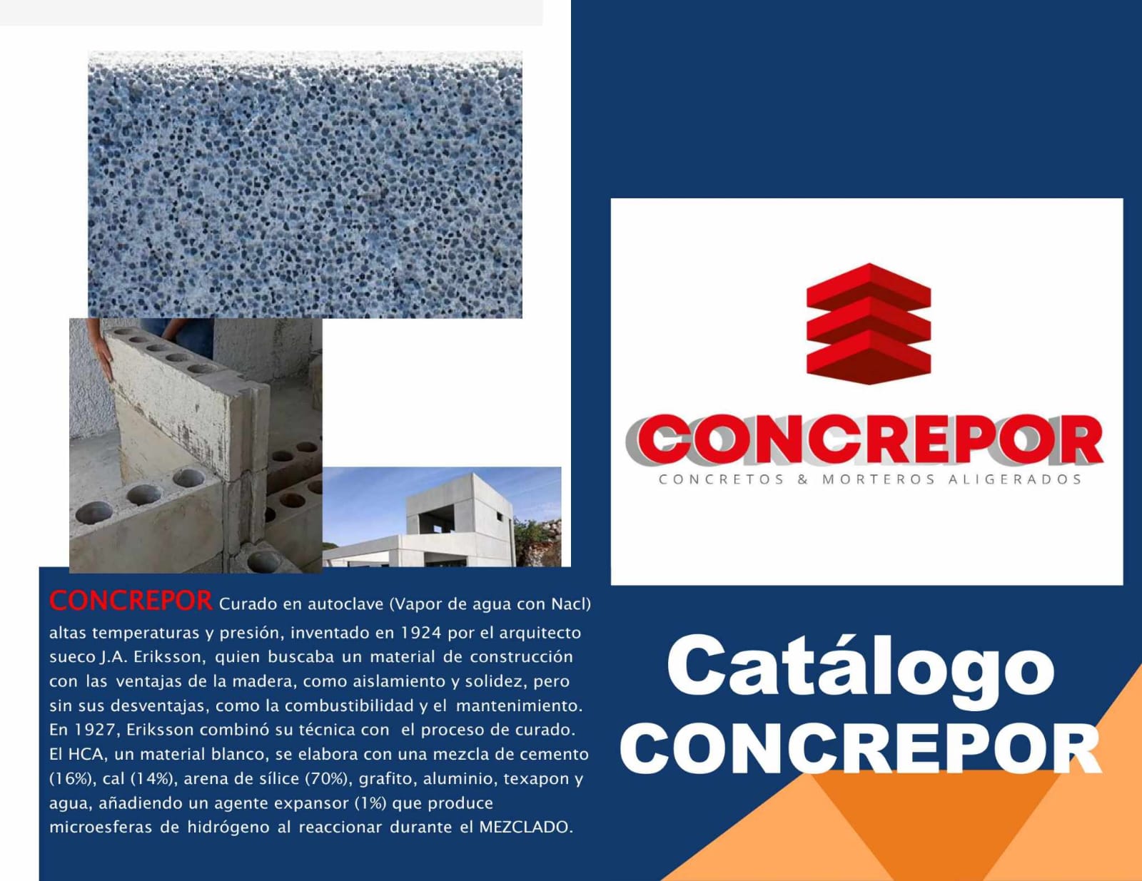 Catálogo del material CONCREPOR
